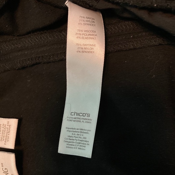 LAST CHANCE! Chico's So Slimming Black Pants - Picture 4 of 4